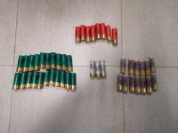45 sztuk amunicji do broni gładkolufowej.