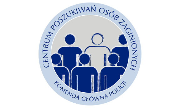 Logo centrum poszukiwań osób zaginionych.