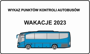 wykaz punktów kontroli autobusów