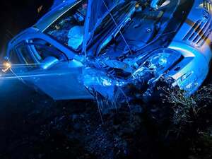 Pojazd po kolizji drogowej.